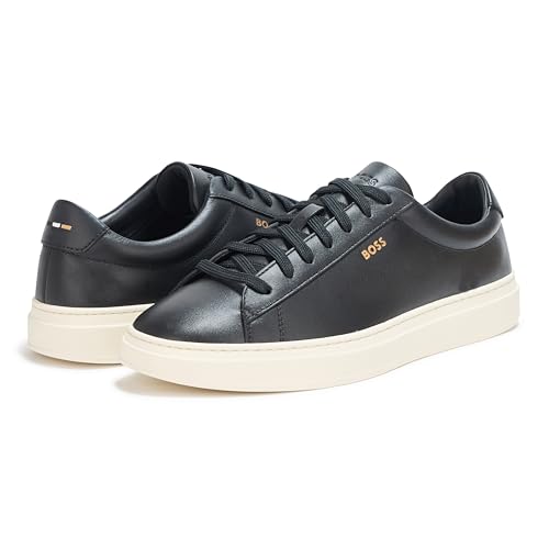 Image of BOSS Men's Kieran Smooth Leather Tennis Sneaker