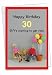 NobleWorks, Get Real 30 - Funny 30th Birthday Card with Envelope - Adult Humor, Milestone 30 Card for Birthdays C7320MBG