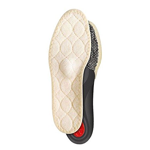 Pedag Viva Winter - extra warmes und Komfortables Thermo-Fußbett (Gr. 35-48) + Rema Einlagenbeutel (39, Weiss) Cover