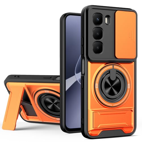 Coque Vivo Y400 Pro 5G antichoc orange PC TPU avec protection caméra