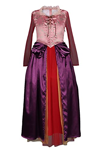 Taeyue Kids Girls Sarah Sanderson Costume Halloween Witch Cosplay Dress Outfit for Child Medium