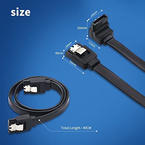 Cable SATA III Corto 40 cm Pack 6 pzas V TELESKY miniatura 5
