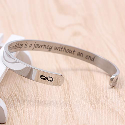 Btysun Bracelets for Women Mothers Day Bracelet Gifts from Daughter Inspirational Gifts for Women Graduation Gifts for Her Motivational Birthday Cuff Bangle Friendship Personalized Mantra Jewelry…