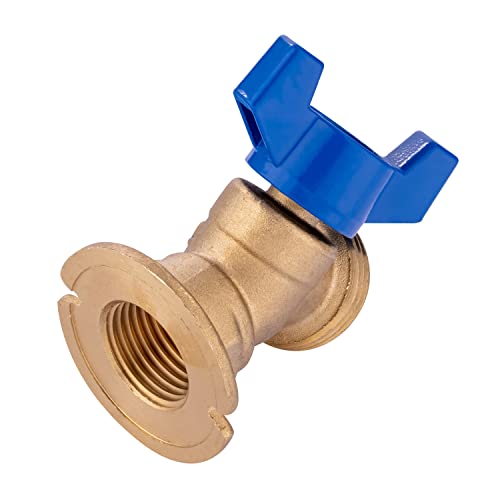 EFIELD 1/4-Turn Sillcock Hose Bibb with Flange, 3/4 Inch Female Threaded Inlet x 3/4 Inch. MHT Outlet,(SILLCOCK053) - Image 3
