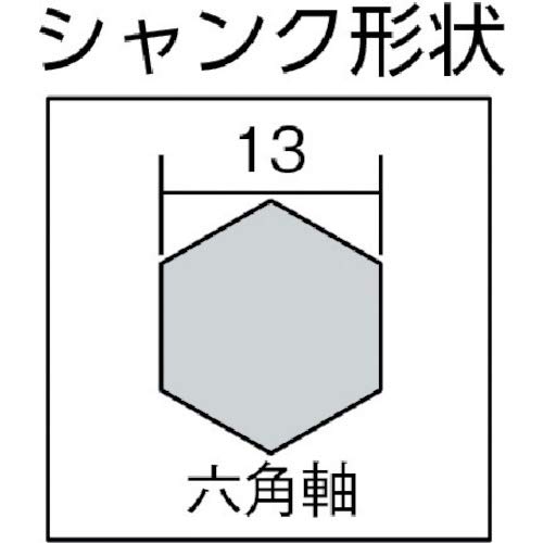 Amazon | ユニカ コンクリートドリル六角軸 HEX30.0X280 | ハンマー