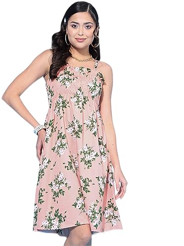 Image of OOMPH! Women's Crepe A-Line Knee-Length Dress Pack of 1
