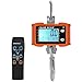 Bonvoisin Báscula Colgante Digital 300-1000kg Balanza con Gancho Resistente con Mando a Distancia, de Aluminio, Pantalla LED, Certificado CE (Naranja, 500kg)