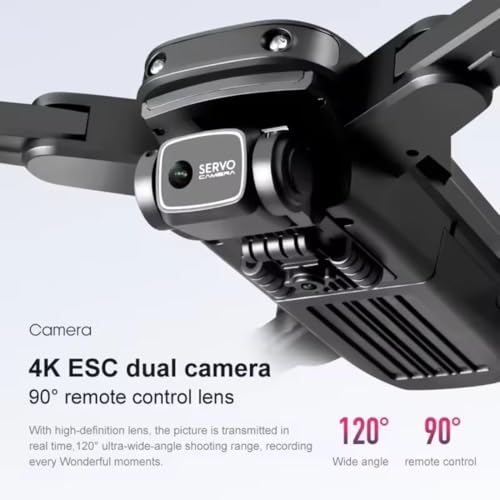 Image of DYOMNIZY S8000 Pro Drone with 4K Dual Camera | Foldable RC Drone with WiFi FPV, Altitude Hold, Headless Mode, Visual Positioning & Auto Return