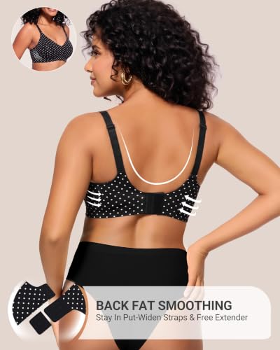 Image of HORISUN No Underwire Seamless Full Coverage Bras for Women Regular & Plus