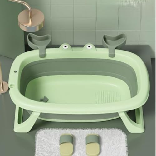 Citybabyペット用バスタブ 折りたたみたらい 柔らかいクッション付きポータブル子犬用バスタブ 簡単にお風呂に入れて簡単に保管できる 小型および中型ペット用の犬用バスタブ 排水穴付き コンパクト 多機能 犬用品 持ち運び 内外に適用 (A)
