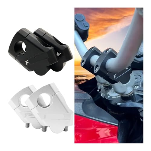 Abrazaderas manillar 28mm universales para elevar la dirección 2