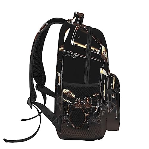 Sac à dos de voyage cool drum set ergonomique contre le mal de dos