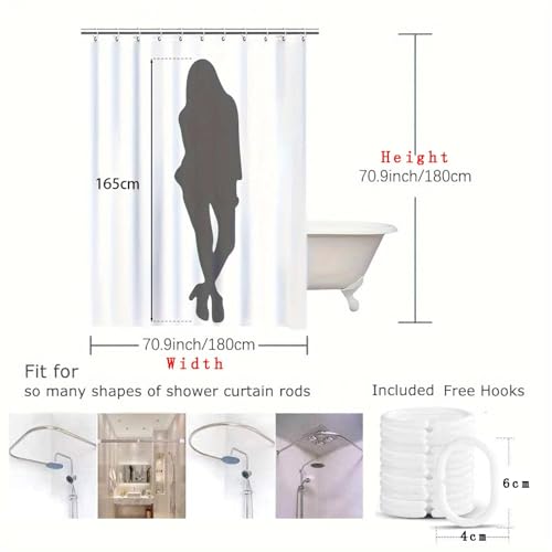 Rideau de douche imperméable à fleurs bleues en polyester anti-moisissure et robuste - 3