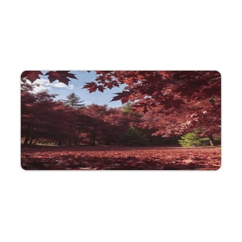 Burgundyred Desk Pad impermeable 30x60 cm miniatura 1