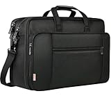 18.4 Inch Laptop Bag, Extra Large Briefcase for Men Women, Travel Business Laptop Shoulder Bags, Waterproof Expandable Computer Bags Carrying Case Fits 18.4 Inch Laptop for Business Travel