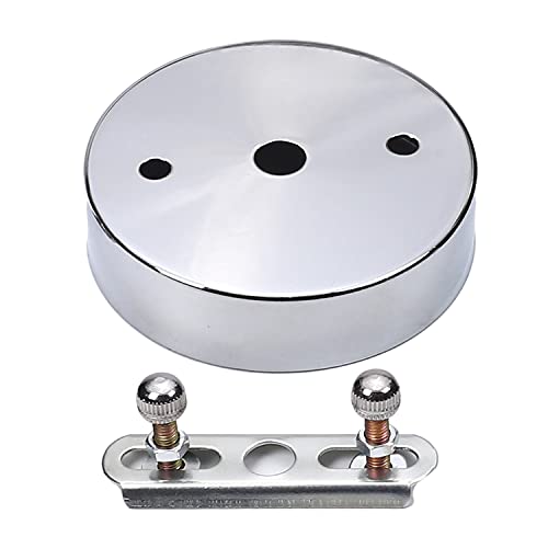 Othmro Kit di 3 plafoniere da 7,9 cm, piastra da soffitto vintage con gancio, kit per lampadario retrò con tutti gli accessori di montaggio per appendere la lampada a sospensione a catena o il