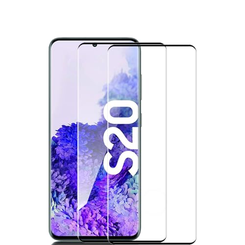Schutzfolie für Panzerglas für Samsung Galaxy S20 Fingerabdruck-ID Unterstützen Folie - 2 Stück 9H Härte Gehärtetem Glas HD Clear Displayschutz Schutzfolie Glas für Samsung S20