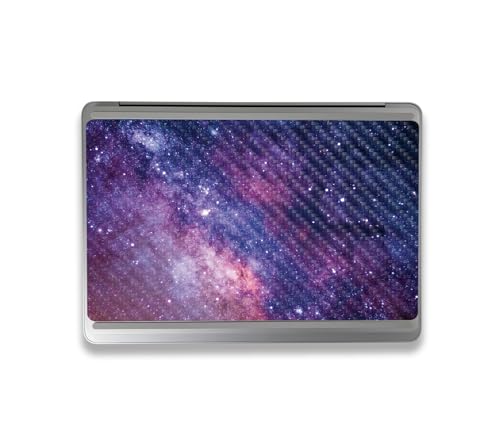 Image of MightySkins Carbon Fiber Skin Compatible With Microsoft Surface Laptop Studio 2 (2023) Full Wrap Kit - Violet Stars | Protective, Durable Textured Carbon Fiber Finish | Easy To Apply | Made in the USA