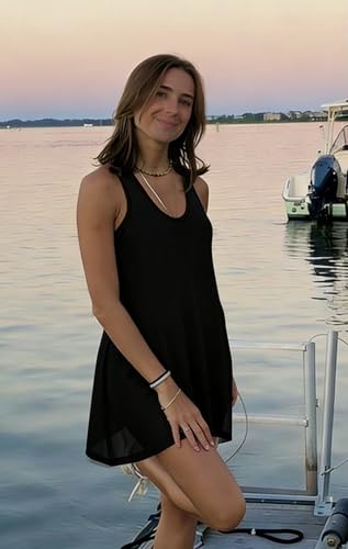 Image of elescat Womens Swimsuit Cover Up Summer Sleeveless T Shirt Beach Dress Tank Bikini Coverups 2026