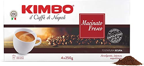 4 x 250g Kimbo Macinato Fresco