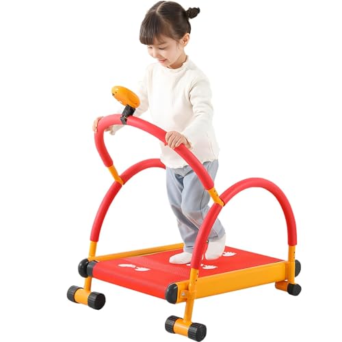 Image of Children Treadmill, Manual Toddler Treadmills for Home, with LED Display /Handle Bar, for Boys and Girls Ages 3+