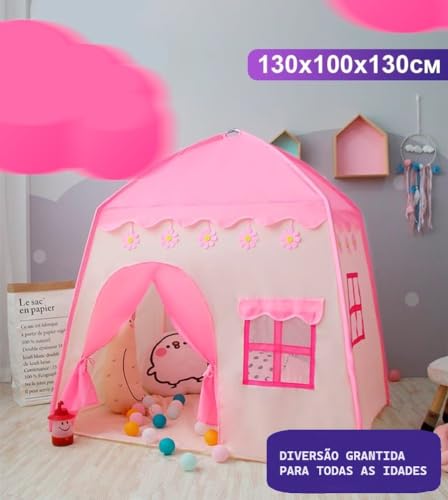 Barraca infantil para meninas, Toca Tenda Infantil, Lindo e Dobravel Facil de Montar