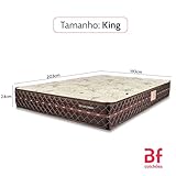 Colchão King Firme Espuma D33 Antialérgico Certificado Bege 193x203x24cm - BF Colchoes glide