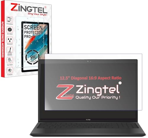Image of Screen Protector Compatible With Laptops With 12.5 inch Inch Diagonal with 16:9 Aspect Ratio Display 9H Hardness Screen Protector Not a Tempered Glass, Screenguard Size : 277 mm X 156 mm