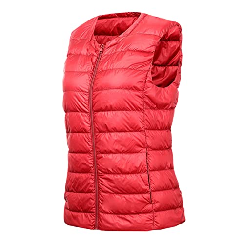 Gilet de bureau en duvet de canard blanc pour femme protégeant du froid de l'hiver