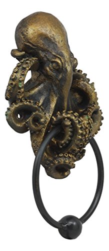 Pacific Trading 11601 Pacific Giftware Deep Ocean Creature Octopus Kraken Warrior Decorative Resin Door Knocker Figurine thumb #2