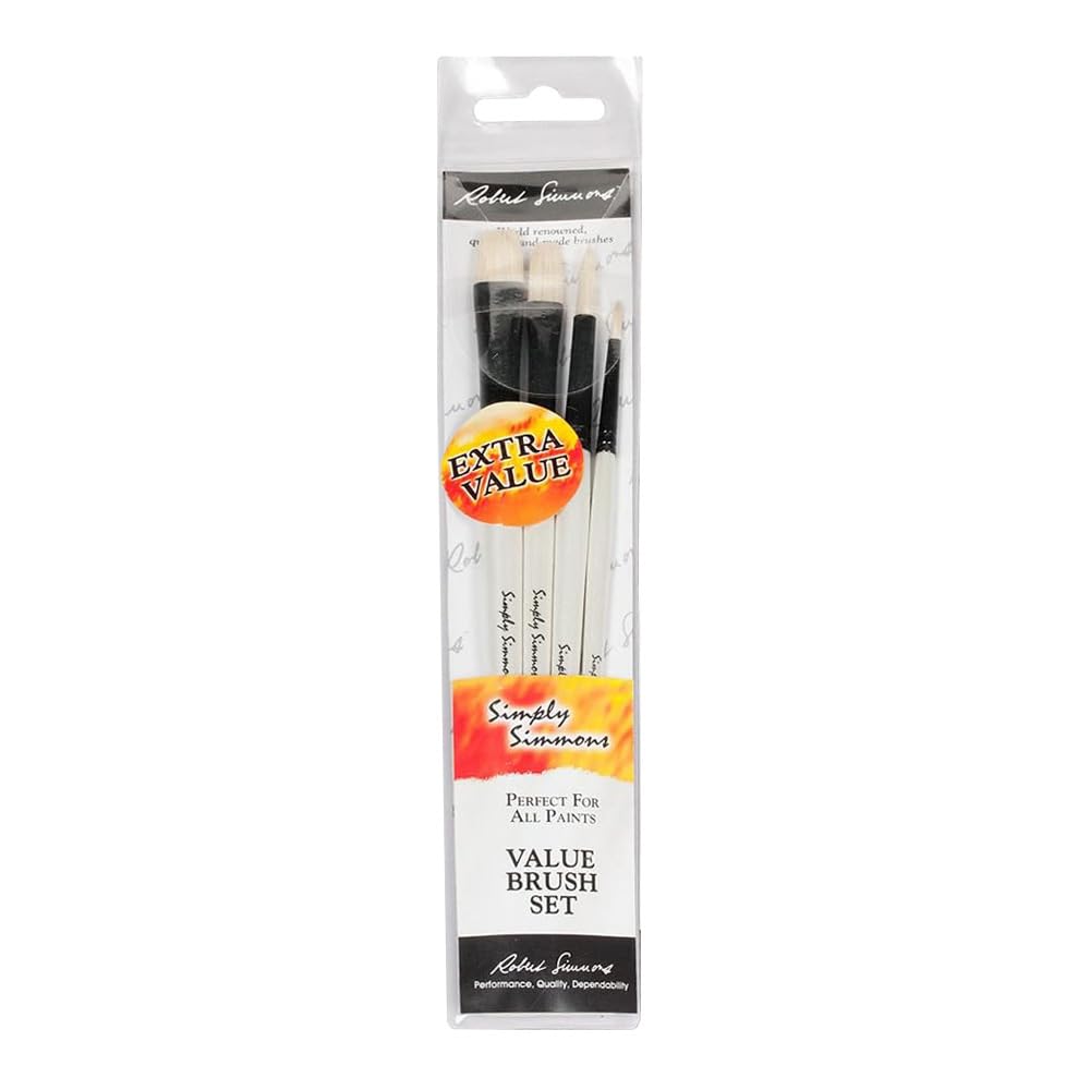 Simply Simmons Value Brush Sets Everything, Generic, 1-Pack of 5
