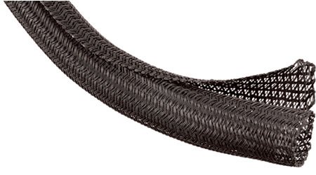 3/4 Split Sleeving 50 ft. Black