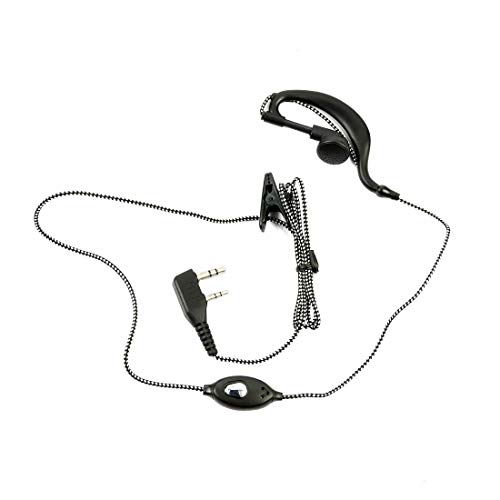 Image of Walkie Talkie Mic Headset with Cable and K Type Earphone for Compatible Devices (Pack of 4)