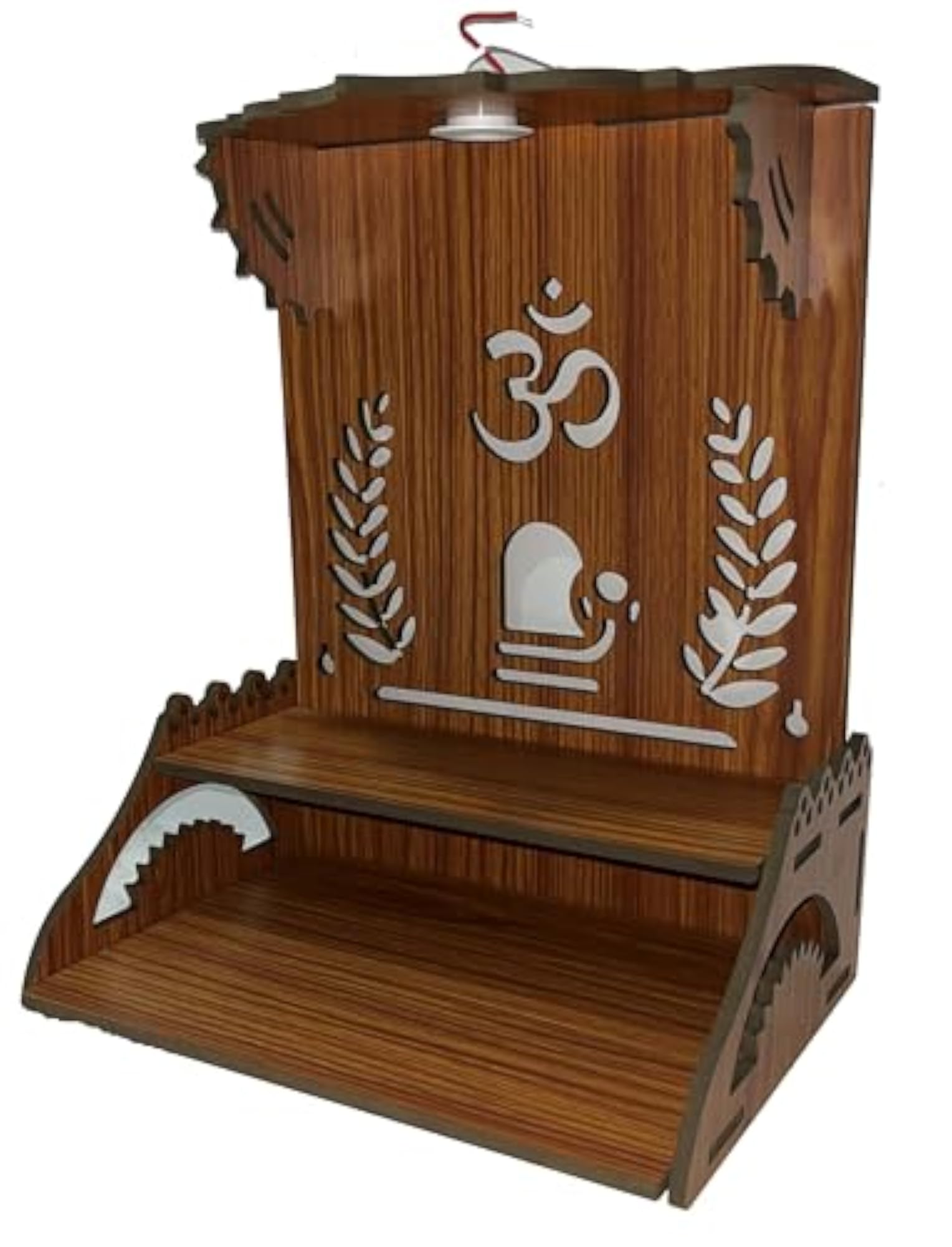 Wooden Home Temple Handcrafted Support for Heavy Idols
