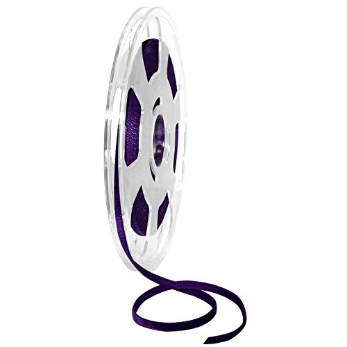 Morex Ribbon 01205/10-634 Nylvalour Velvet Nylon Ribbon, 3/16" by 11 yd, Royal Purple