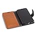 SafeSleeve EMF Protection Anti Radiation Compatible with iPhone 16e Case, RFID EMF Blocking, Card Holder Wallet, Adjustable Stand Cell Phone Case (Leather)