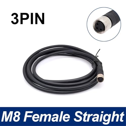 Cable sensor M8 de 3 pines hembra para proyectos de robótica en talleres 2