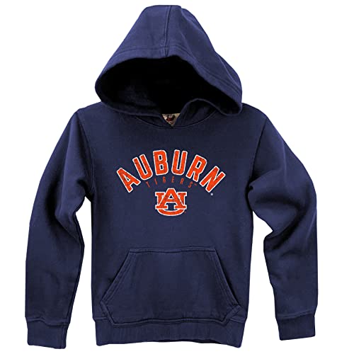 Wes and Willy NCAA Kids Fleece Hoodie Auburn Tigers 6 Midnight