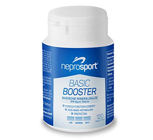 neprosport Basic-Booster - Basische Mineralsalze - KÖLNER LISTE - Laborgeprüft - Herstellung Deutschland - Höchste Qualität - Leistungssport (120 Tabletten) Cover