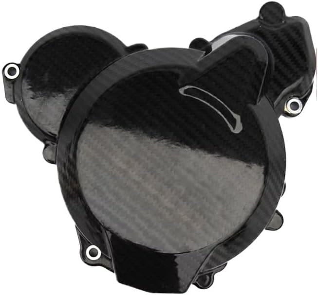 Carbon Fiber Ignition Cover Guard Magneto Protector Compatible with Automotive Motorcycle Parts EXC XCW250 300 2017 2018 2019 2020 2021 2022 2023