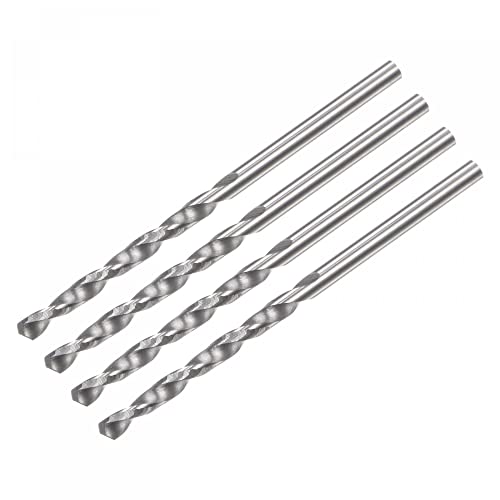 Uxcell Solid Carbide Twist Drill Bits, 1.8Mm C2/K20 Tungsten Carbide Straight Shank Spiral Flutes Drilling Cutter 4Pcs #TOP16
