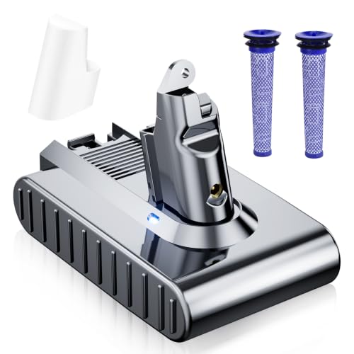 Image of Bonacell 10000mAh Replacement for Dyson V6 Battery 21.6V Compatible with V6 Animal /Absolute /Motorhead /Fluffy SV03 SV04 SV05 SV06 SV07 SV09 DC58 DC59 DC61 DC62 DC72 DC74