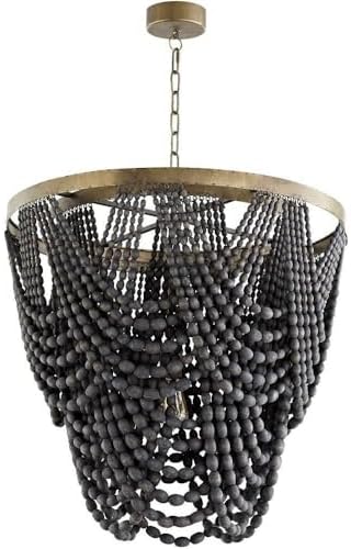 Ludan Cyan Design 11245 Hammock Pendant, 1-Light 40 Watts, Tinted Raw Iron