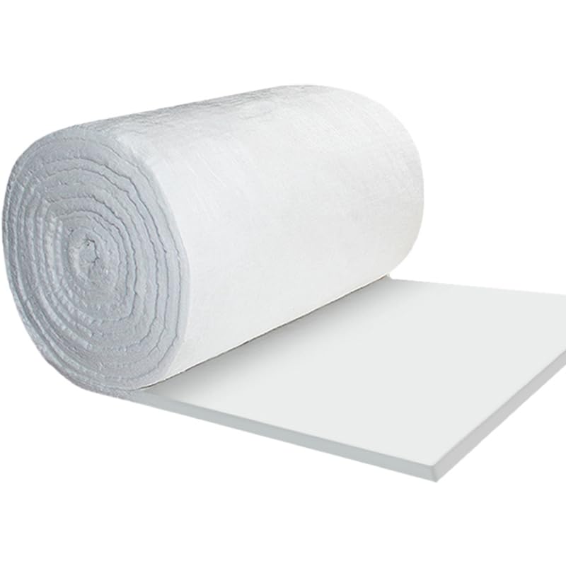 HTRDHT Keramik-Isolierung - Hochtemperaturisolierung aus Glasfaser als feuerfeste Löschdecke (0 Wartung) für Öfen & Holzöfen(Size:1m * 0.61m * 6mm(393.7 * 24.02 * 0.24 inches))