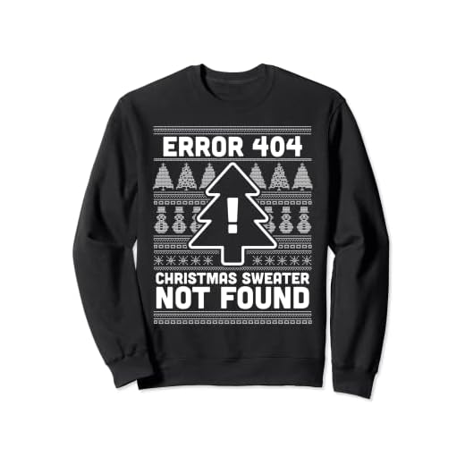 Error 404 feo suéter de Navidad no encontrado - Computer Nerd Sudadera