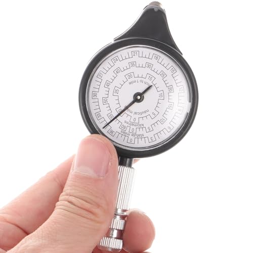 Medidor de distancia y brújula portátil Hemoton para mapas miniatura 6