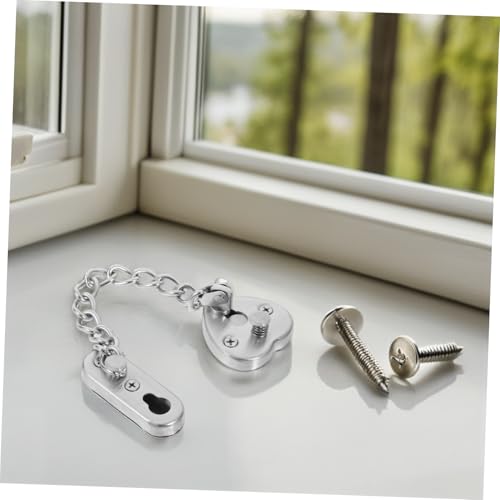 Cadena de seguridad de acero inoxidable con cierre resistente y diseño ajustable 7