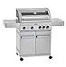 Produktbild RÖSLE BBQ-Station Sansibar G4 Vario 50mbar, Edelstahl, 138 x 60 x 118 cm, 4 Hauptbrenner, 1 Seitenbrenner, Vario-System, Deckel mit Glaseinsatz & Thermometer