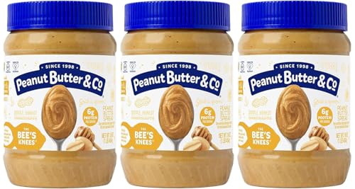 Peanut Butter & Co. The Bees Knees (Honey) Peanut Butter, Gluten Free, 48 Oz Value Pack, 48 Oz