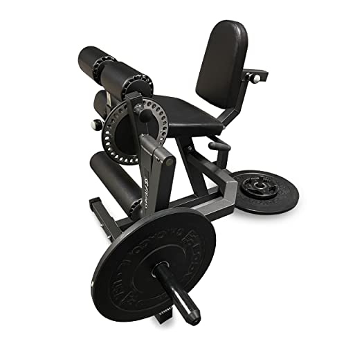 SB Fitness Equipment SB-LELC700 Leg Extension/ Leg Curl Combo to Target and Develop Quads and Hamstrings, Commercially Rated